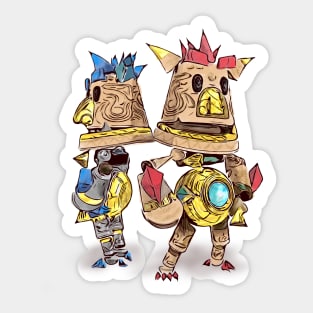 Knack II Original Line Art Sticker